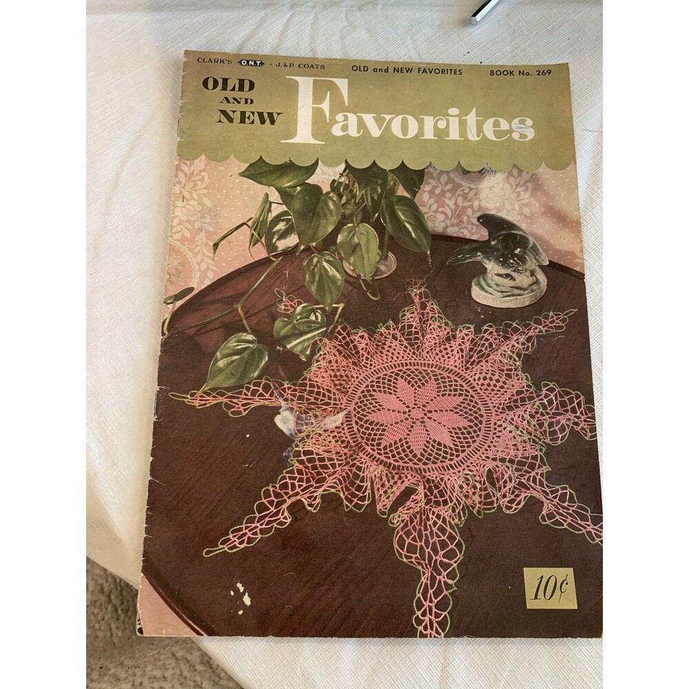 J.& P. Coats OLD AND NEW FAVORITES No.269 • Vintage Thread Crochet Patterns 1950